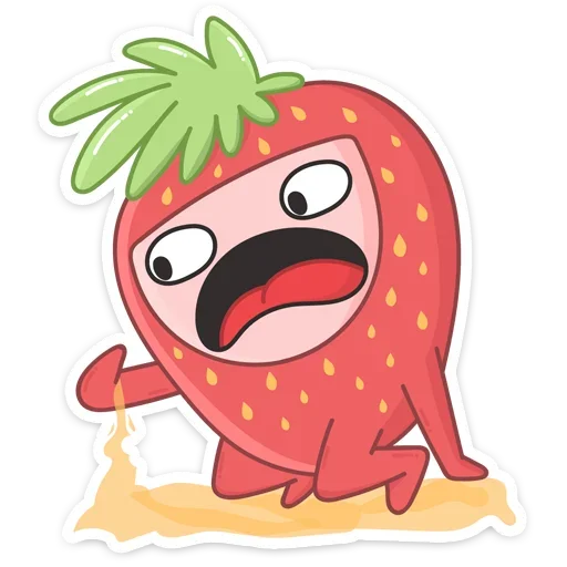 😩 Стикер «Клубничка» для Telegram