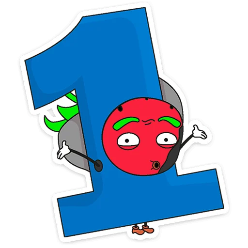 ⭐ Стикер «Клубника и Морж» для Telegram