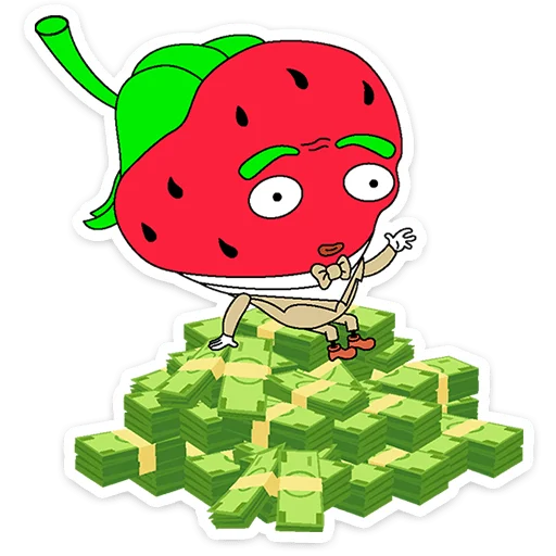 ⭐ Стикер «Клубника и Морж» для Telegram