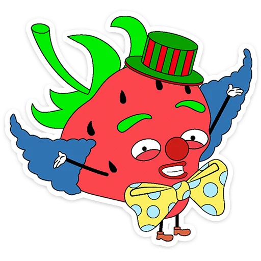 ⭐ Стикер «Клубника и Морж» для Telegram