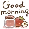 Стикер 2 Strawberry and rabbit