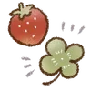 Стикер 26 Strawberry and rabbit