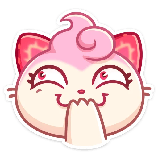 🤭 Стикер «Клубничка Душечка без надписей» для Telegram