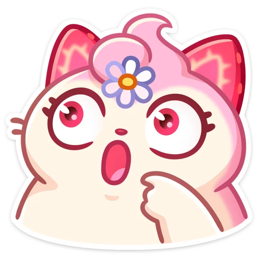 😮 Стикер «Клубничка Душечка без надписей» для Telegram