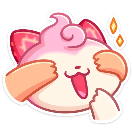 🙈 Стикер «Клубничка Душечка без надписей» для Telegram