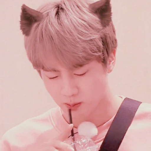 🍓 Стикер «Strawberry Seokjin» для Telegram