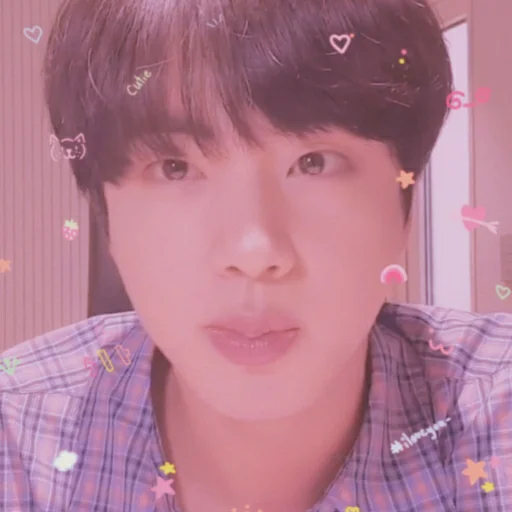 🍓 Стикер «Strawberry Seokjin» для Telegram