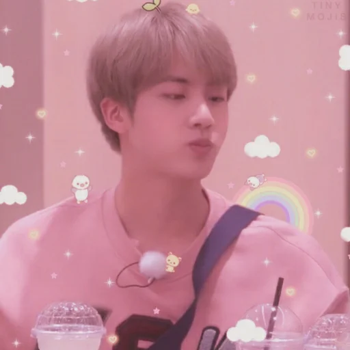 🍓 Стикер «Strawberry Seokjin» для Telegram