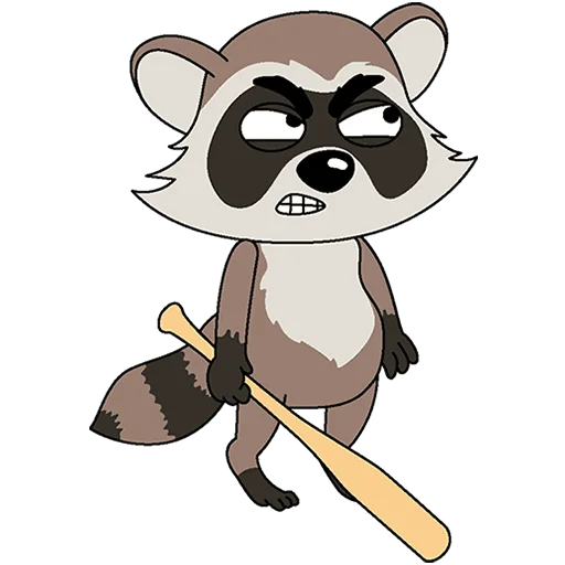 🦝 Стикер «Клубника и Морж Без Текста» для Telegram