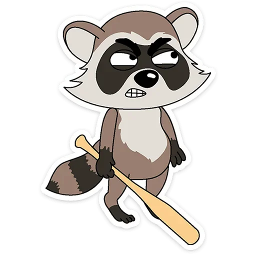 🦝 Стикер «Клубника и Морж» для Telegram