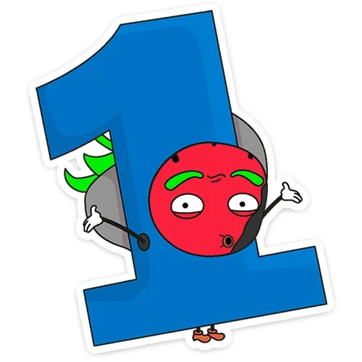 🏆 Стикер «Клубника и Морж» для Telegram