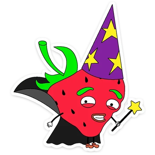 🪄 Стикер «Клубника и Морж» для Telegram