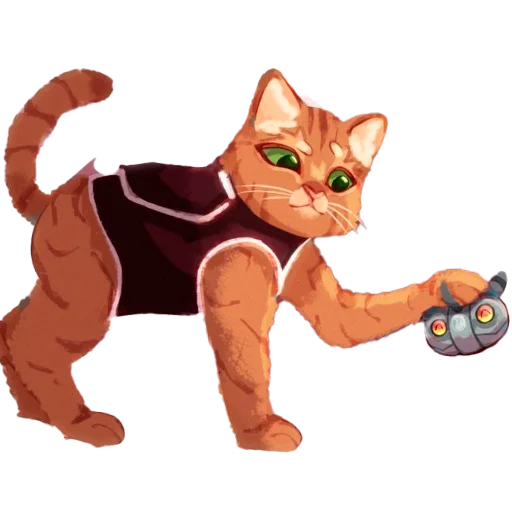 🐱 Стикер «Stray» для Telegram