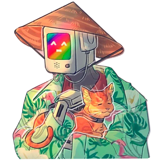 😊 Стикер «Stray» для Telegram