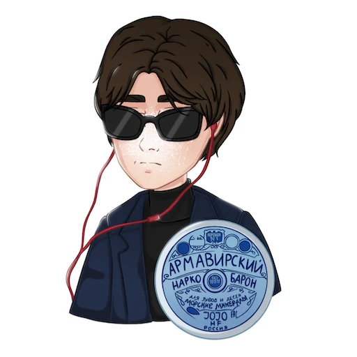 🤠 Стикер «STREAMERS» для Telegram