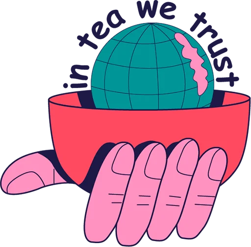 🍀 Стикер «Street tea punk» для Telegram