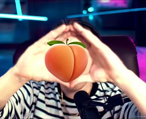 🍑 Стикер «Стримы dk» для Telegram
