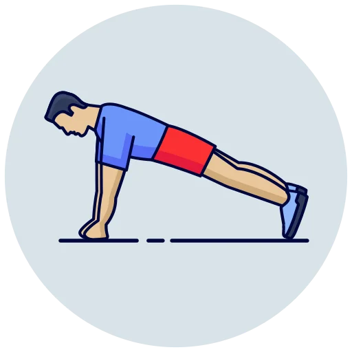 🏋‍♀ Стикер «Занимайся дома» для Telegram