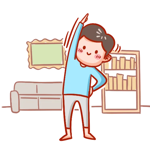 🧸 Стикер «Занимайся дома» для Telegram