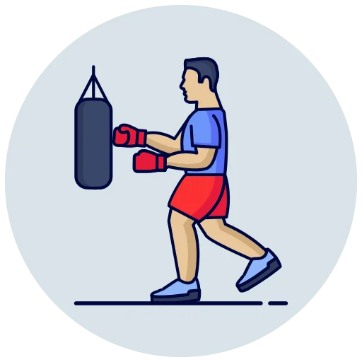 🤜 Стикер «Занимайся дома» для Telegram