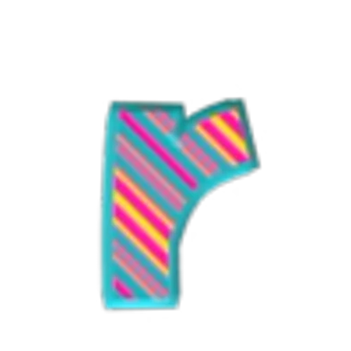 🔡 Эмодзи «Striped Pattern Font» для Telegram