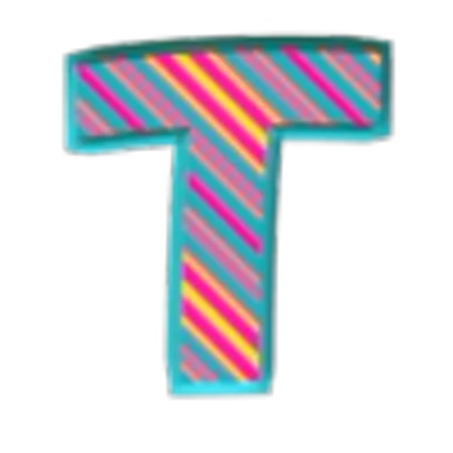 🔠 Эмодзи «Striped Pattern Font» для Telegram