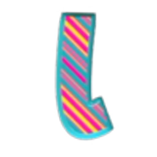 🔡 Эмодзи «Striped Pattern Font» для Telegram