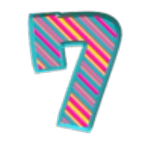 7️⃣ Эмодзи «Striped Pattern Font» для Telegram