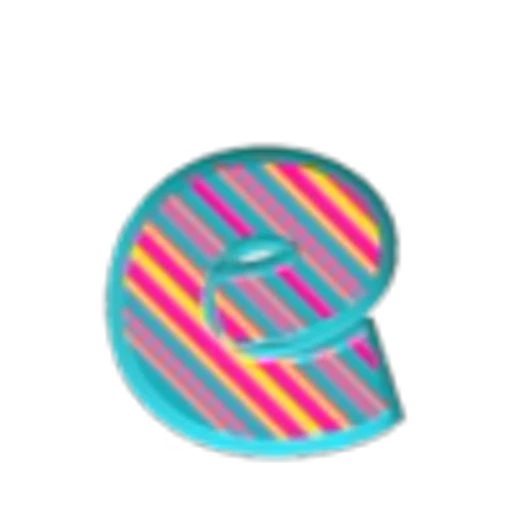 🔡 Эмодзи «Striped Pattern Font» для Telegram