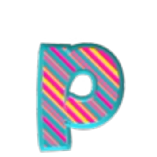 🔡 Эмодзи «Striped Pattern Font» для Telegram