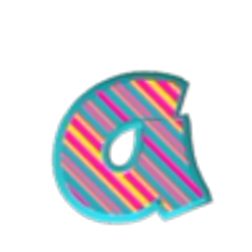🔡 Эмодзи «Striped Pattern Font» для Telegram