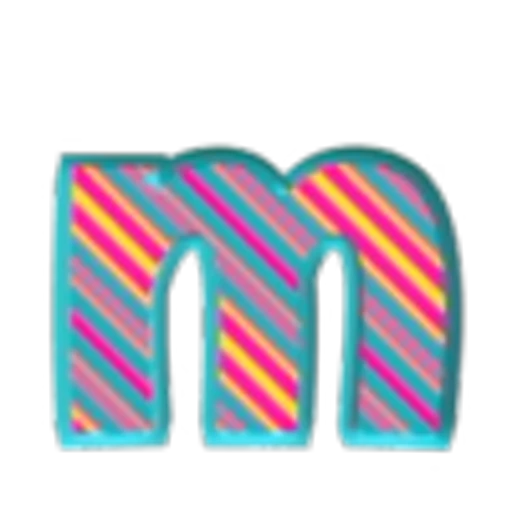 🔡 Эмодзи «Striped Pattern Font» для Telegram