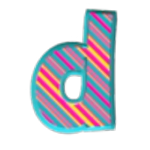 🔡 Эмодзи «Striped Pattern Font» для Telegram