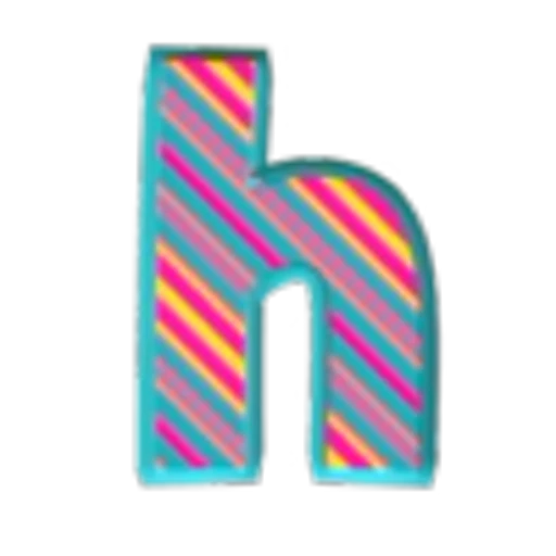 🔡 Эмодзи «Striped Pattern Font» для Telegram