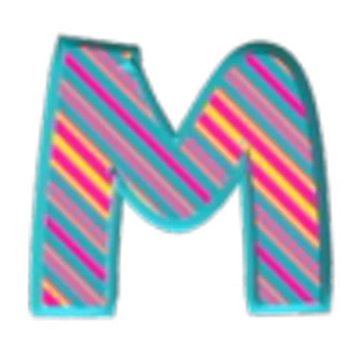 🔠 Эмодзи «Striped Pattern Font» для Telegram