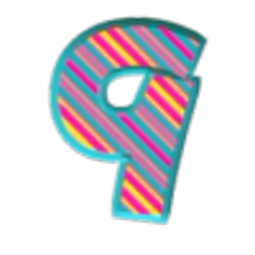 9️⃣ Эмодзи «Striped Pattern Font» для Telegram