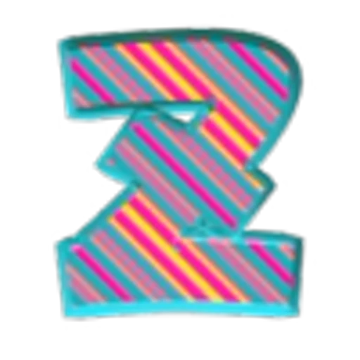 🔠 Эмодзи «Striped Pattern Font» для Telegram