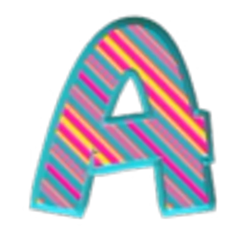 Стикерпак Striped Pattern Font для Telegram