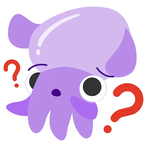 🤔 Стикер «Stub Squid» для Telegram