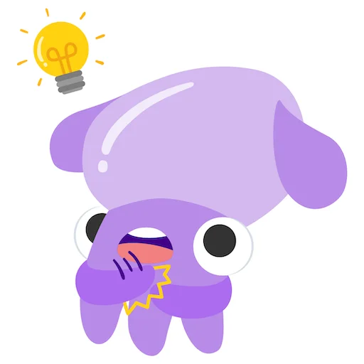 🤯 Стикер «Stub Squid» для Telegram