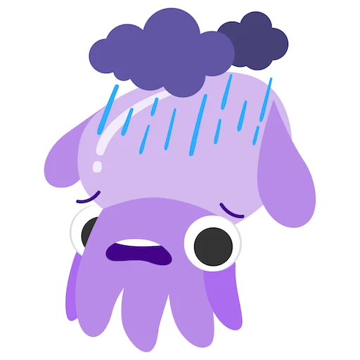 😞 Стикер «Stub Squid» для Telegram