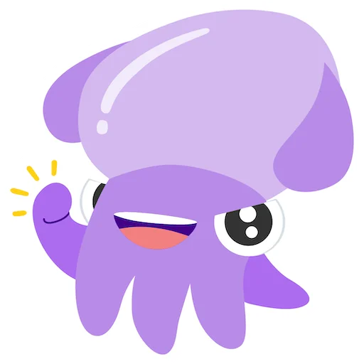 💪 Стикер «Stub Squid» для Telegram