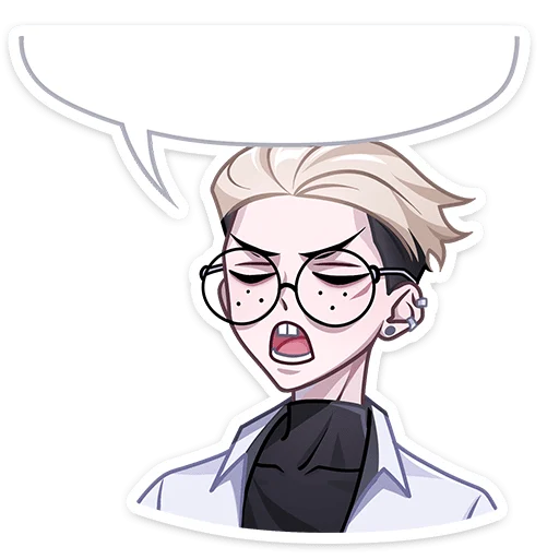 🤓 Стикер «Старшеклассник Артём» для Telegram