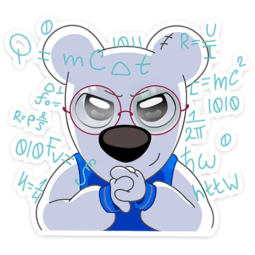 ⭐ Стикер «Спотти учится» для Telegram