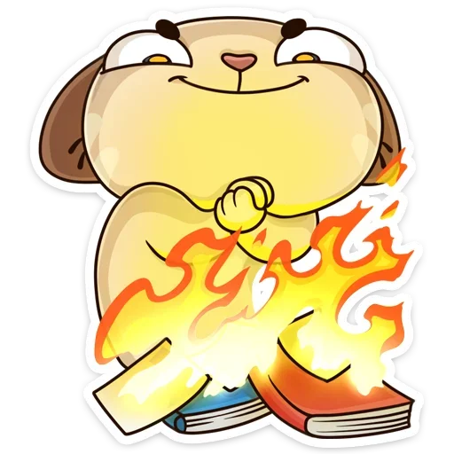 😈 Стикер «Учебные будни» для Telegram