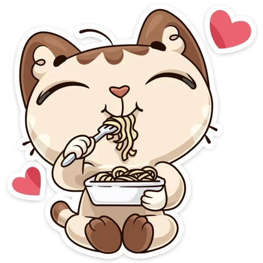 🍜 Стикер «Учебные будни» для Telegram