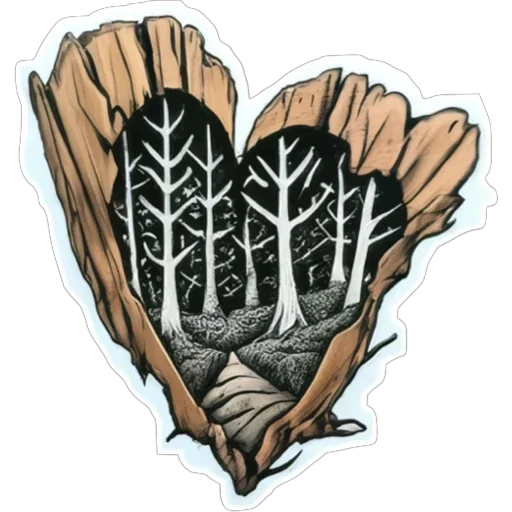 🖤 Стикер «Stump» для Telegram