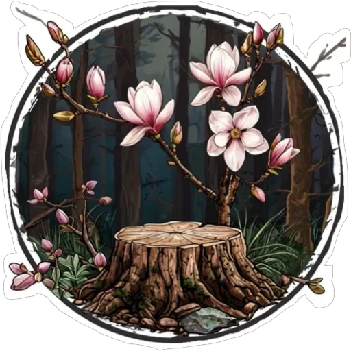 🌸 Стикер «Stump» для Telegram