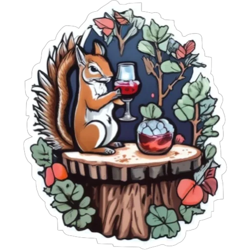 🍷 Стикер «Stump» для Telegram