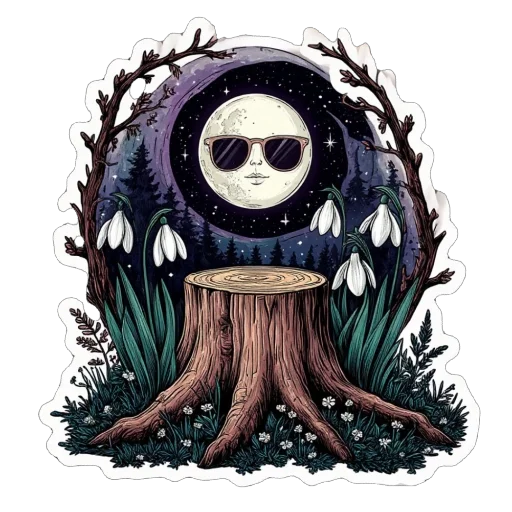🌝 Стикер «Stump» для Telegram